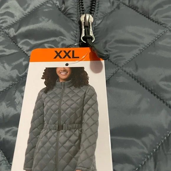 32 Degrees blue/green  Quilted Puffer Jacket - Picture 12 of 16